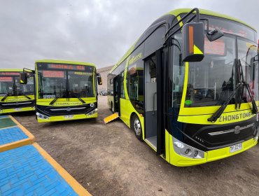Llegaron buses eléctricos a Arica: Este sábado comienzan a funcionar en tramo de 35 kms.