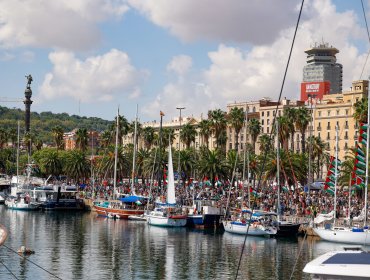 Sale desde Barcelona la Flotilla Global Sumud rumbo a Gaza con Greta Thunberg y más de 300 activistas
