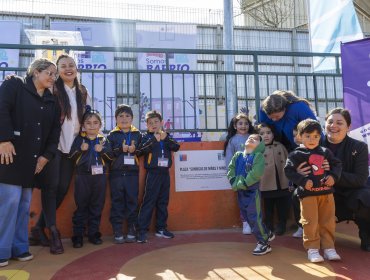 Población Joaquín Edwards Bello de Valparaíso cuenta con recuperada plaza para la niñez
