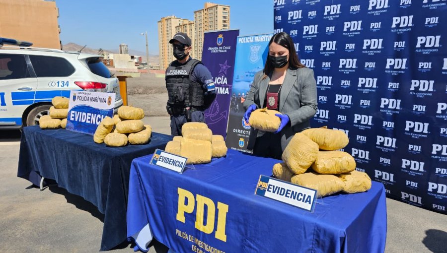 Fiscalía, Armada y PDI desarticulan organización criminal que trasladaba droga hacia la zona central del país