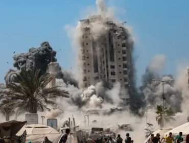 Israel bombardea torre residencial en Gaza argumentando que están en poder del Movimiento de Resistencia Islámica