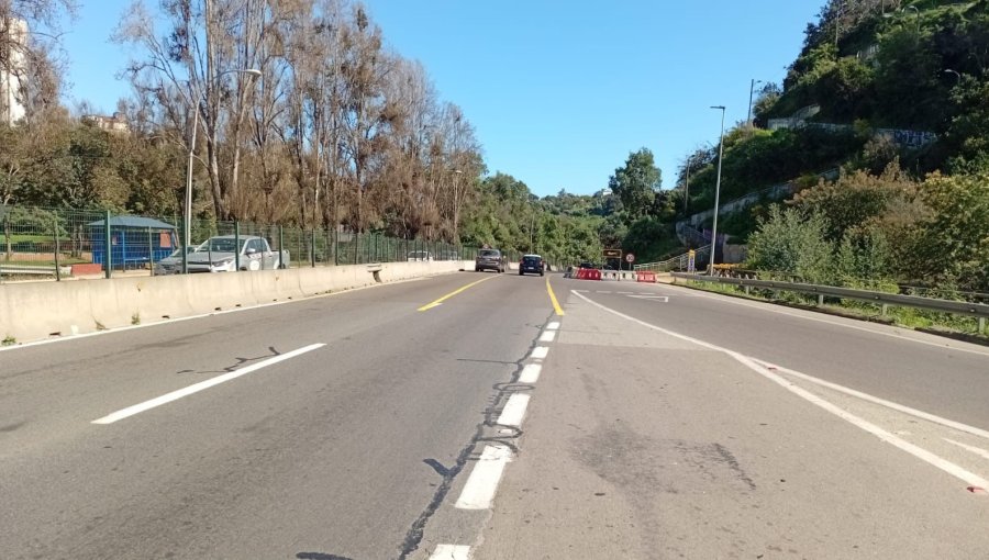 Obras de emergencia que originaron grandes atochamientos en la bajada Santos Ossa de Valparaíso concluyeron antes de lo previsto