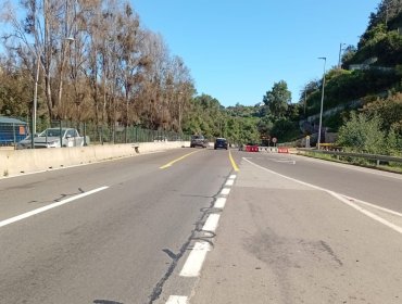 Obras de emergencia que originaron grandes atochamientos en la bajada Santos Ossa de Valparaíso concluyeron antes de lo previsto