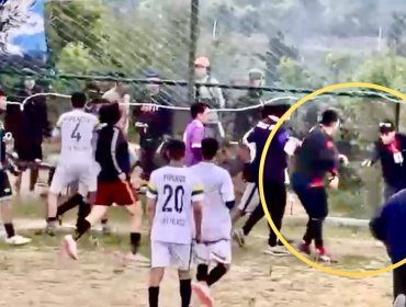Fútbol amateur descontrolado en Marga Marga: arquero encañonado y patadas voladoras en Villa Alemana y un hospitalizado en Olmué