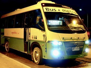 Servicio nocturno de buses reforzará traslados seguros entre Valparaíso y Villa Alemana: operará entre las 23:00 y las 6:00 horas