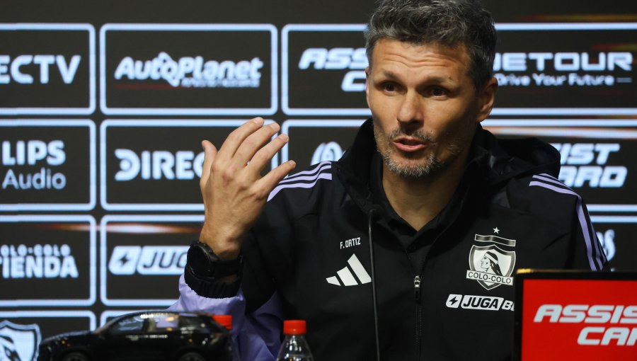 Fernando Ortiz dice que Colo-Colo llega "bien" a la Supercopa y que han "entrenando harta fórmula"