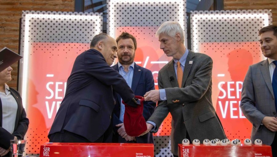 Servel sorteó orden de precedencia de las candidaturas presidenciales
