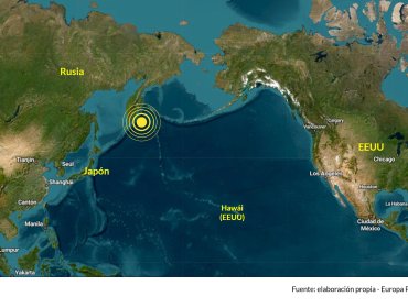 Nuevo terremoto en la península rusa de Kamchatka enciende alarmas de tsunami