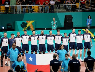 Chile debutó en el Mundial de Voleibol con una caída ante la poderosa Eslovenia