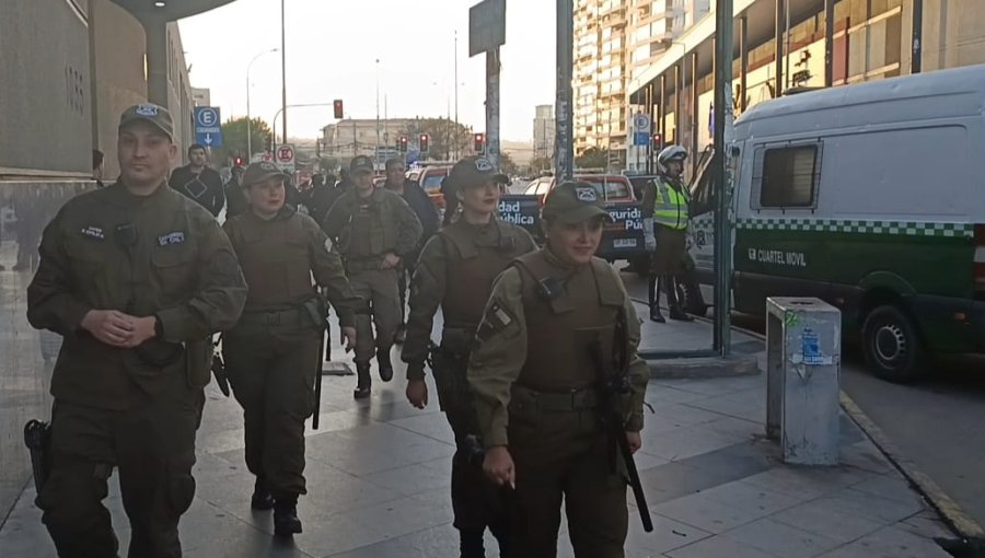 Refuerzan medidas de control y prevención en entorno del terminal de buses de Viña del Mar
