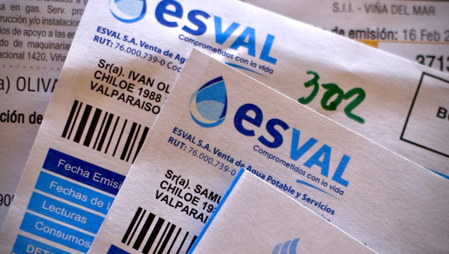 Cuentas del agua potable tendrán un incremento promedio de 4,3% en la región de Valparaíso con nuevo decreto tarifario de Esval