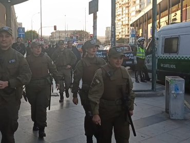 Refuerzan medidas de control y prevención en entorno del terminal de buses de Viña del Mar