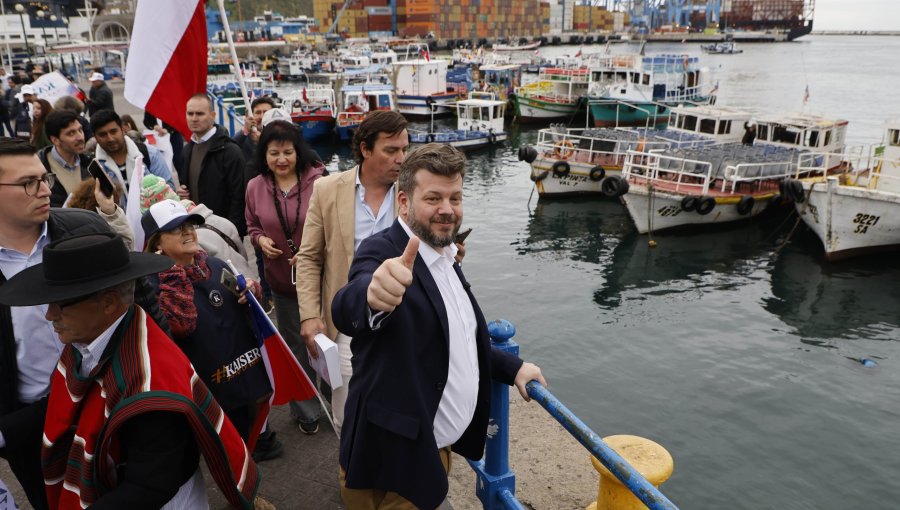 Kaiser lanza su campaña presidencial desde Valparaíso asegurando que "el camino a La Moneda empieza aquí"