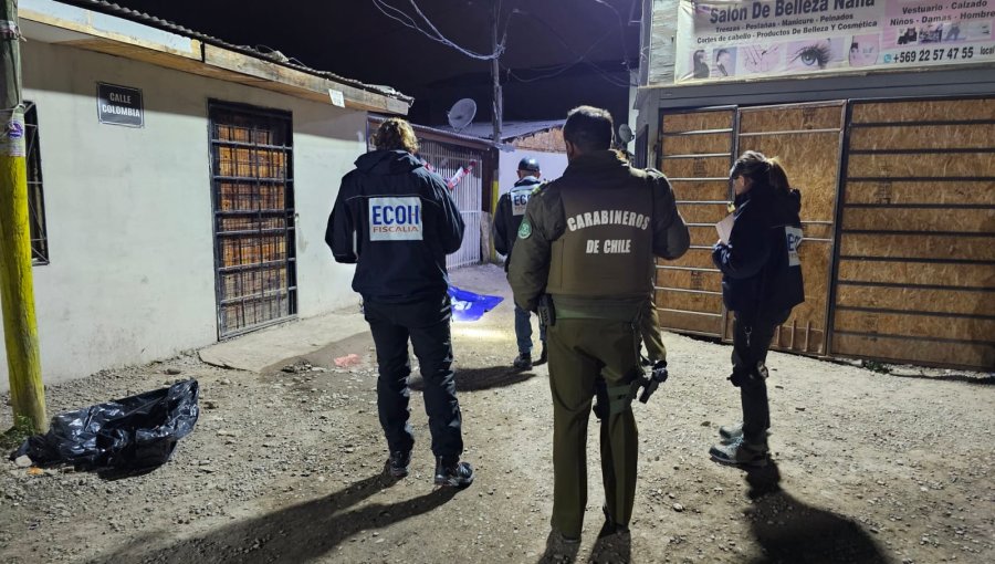 Sujeto fue asesinado a balazos al interior de toma en Colina