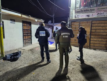Sujeto fue asesinado a balazos al interior de toma en Colina