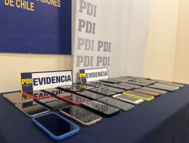 PDI desarticuló banda dedicada al robo de celulares en la Pampilla