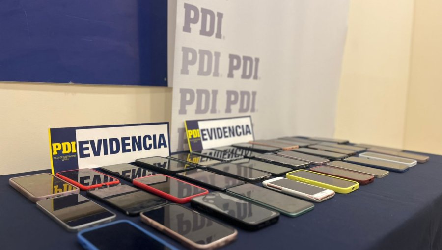 PDI desarticuló banda dedicada al robo de celulares en la Pampilla
