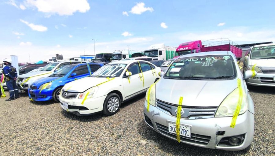 120 mil automóviles indocumentados ingresan cada año a Bolivia para su comercialización