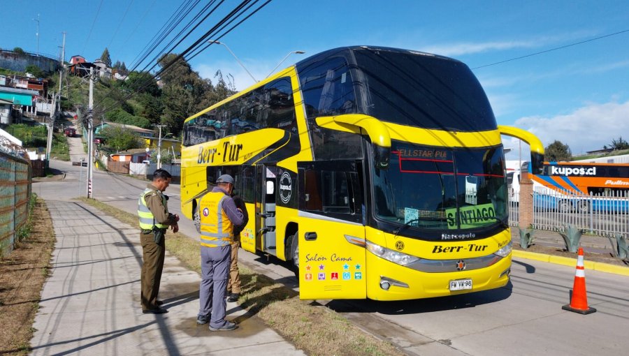 59 partes cursó la Seremi de Transportes a buses interurbanos y rurales entre el 1 y el 18 de septiembre en la región de Valparaíso