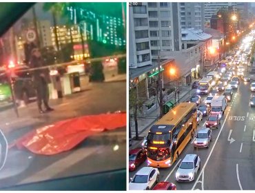 Motociclista perdió la vida tras protagonizar violento accidente de tránsito frente al Reloj de Flores: hubo alta congestión en Viña del Mar