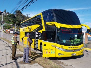 59 partes cursó la Seremi de Transportes a buses interurbanos y rurales entre el 1 y el 18 de septiembre en la región de Valparaíso