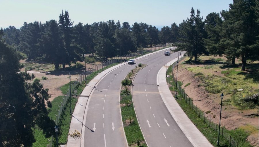 Av. Bosques de Montemar de Concón quedó habilitada para el tránsito vehicular y peatonal