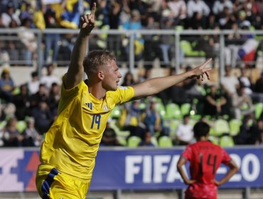 Ucrania se impusó con lo justo sobre Corea en la partida del Mundial Sub-20 en Valparaíso