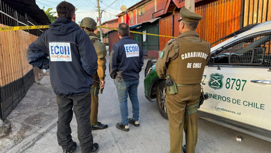 Un fallecido y tres lesionados en tiroteo entre "vecinos" en comuna de El Bosque