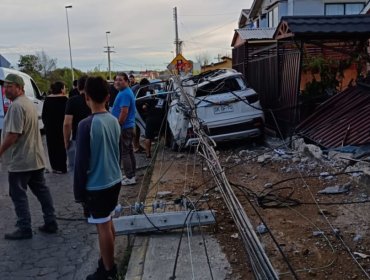 Grave accidente en Camino Internacional en Viña del Mar deja un fallecido y dos heridos graves