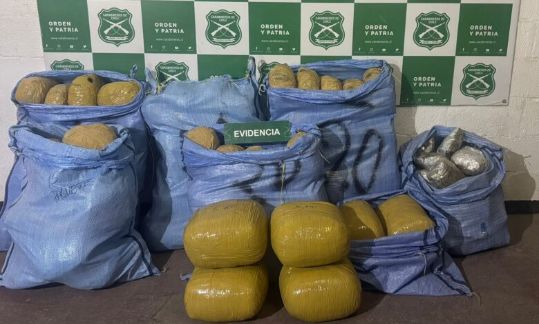 Decretan prisión preventiva para dos bolivianos y un chileno detenidos por tráfico de drogas en Calama