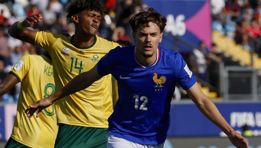 Francia sufrió más de lo esperado para derrotar a Sudáfrica en el debut por el Mundial Sub-20