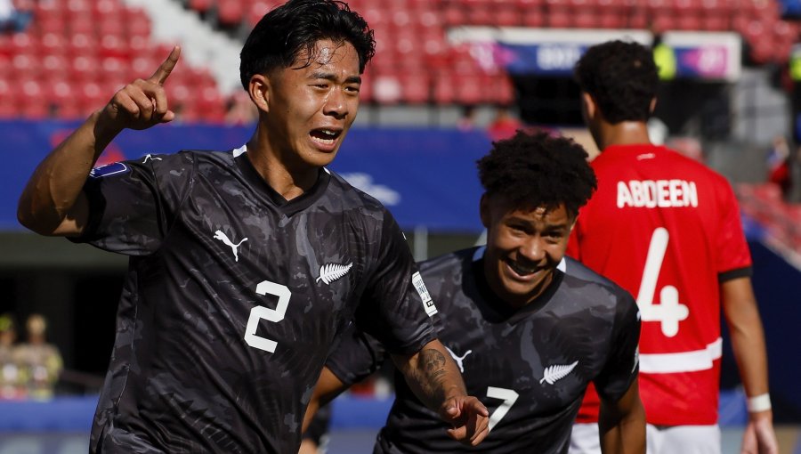 Nueva Zelanda remontó ante Egipto y sumó sus primeros tres puntos en el Mundial Sub-20