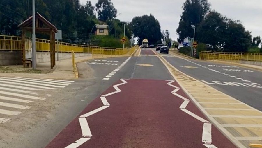 Inauguran trabajos de mejoramiento de seguridad vial en la ruta E-30-F de Quintero