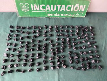Ronda preventiva permite incautar "pelotazos" con droga hacia la cárcel de Valparaíso