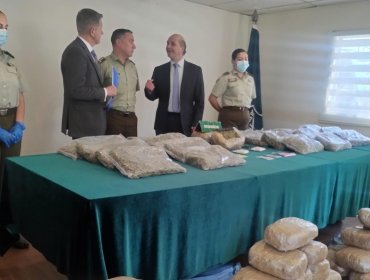 Decretan prisión preventiva para hombres sorprendidos con más de 100 kilos de droga en Curicó