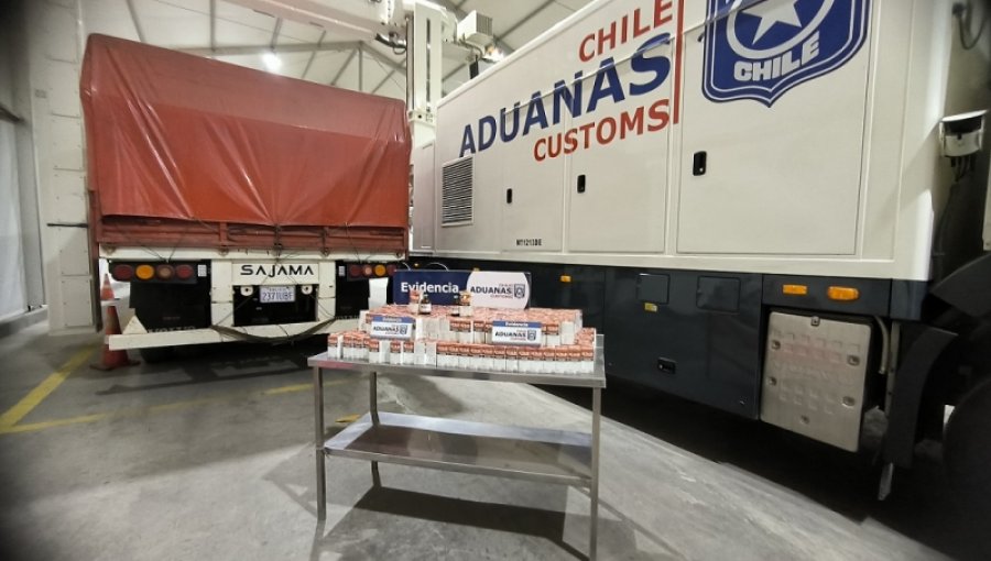 Incautan 400 frascos de ketamina en camión que ingresaba desde Bolivia por el paso fronterizo Colchane