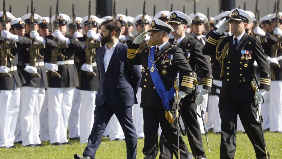 Presidente Boric aprobó la composición del nuevo Alto Mando de la Armada para el 2026