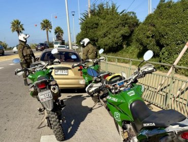 «Ronda Impacto» de Carabineros termina con cuatro detenidos en Concón y Quintero
