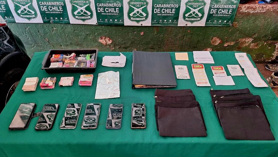 Detienen a cinco delincuentes extranjeros que intentaron estafar con «Cuento del Tío» a una mujer de 70 años en Los Andes