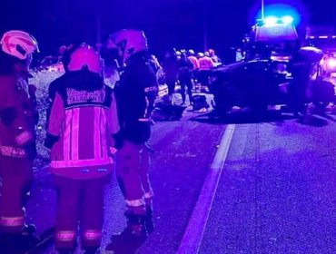 Consternación en escuela de San Antonio por muerte de dos alumnos en violento accidente vehicular registrado en la ruta 78