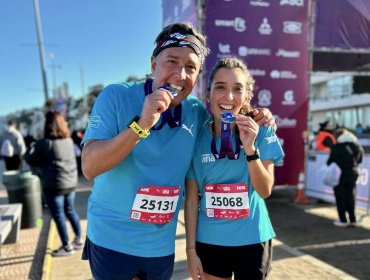 Diputado Barrios tras completar los 10k del Maratón de Viña: "Espero que las familias compartan el deporte y se animen a participar"