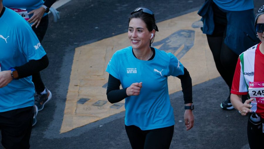 Alcaldesa Ripamonti tras concluir los 10k de la Maratón de Viña: "La ciudad es exquisita"