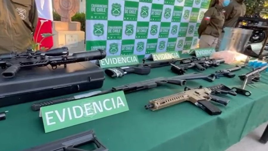 Detienen en San Pedro de la Paz a hombre que fabricaba armas con piezas compradas en Amazon