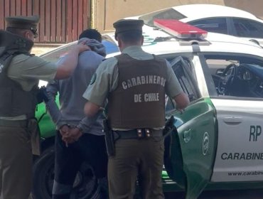 Detienen en Valparaíso a prófugo de la justicia por homicidio: mantiene un amplio prontuario policial