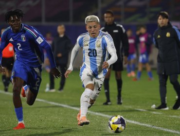 Delantero argentino Gianluca Prestianni: "La gente de Chile disfruta del Mundial Sub 20 porque quedaron fuera del otro"