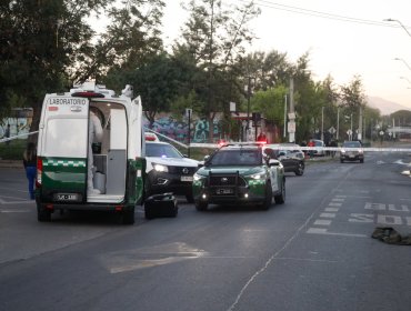 Carabineros investiga homicidio a balazos de hombre con antecedentes en Lo Prado