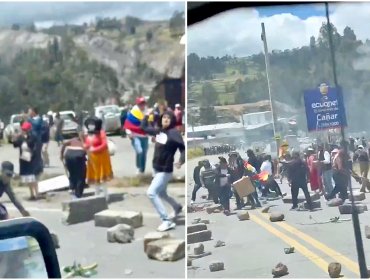 Con palos y piedras atacan a comitiva del Presidente Noboa en Ecuador: Gobierno denuncia "terrorismo e intento de asesinato"