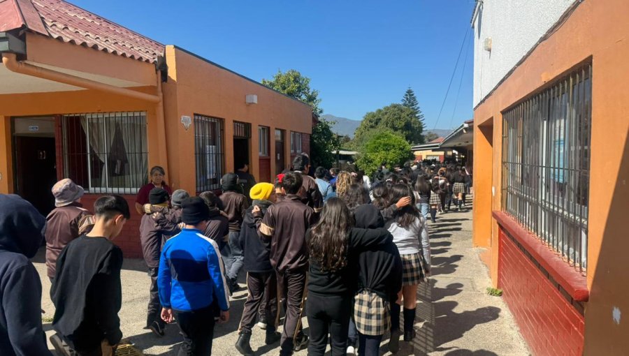 Simulacro de incendio fortaleció la preparación escolar ante emergencias en Limache