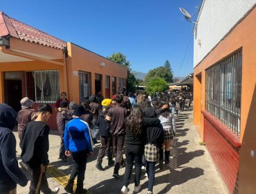 Simulacro de incendio fortaleció la preparación escolar ante emergencias en Limache