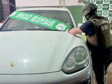 Denuncia anónima permite a Carabineros recuperar en casa de Los Andes un vehículo de alta gama robado en julio en Santiago